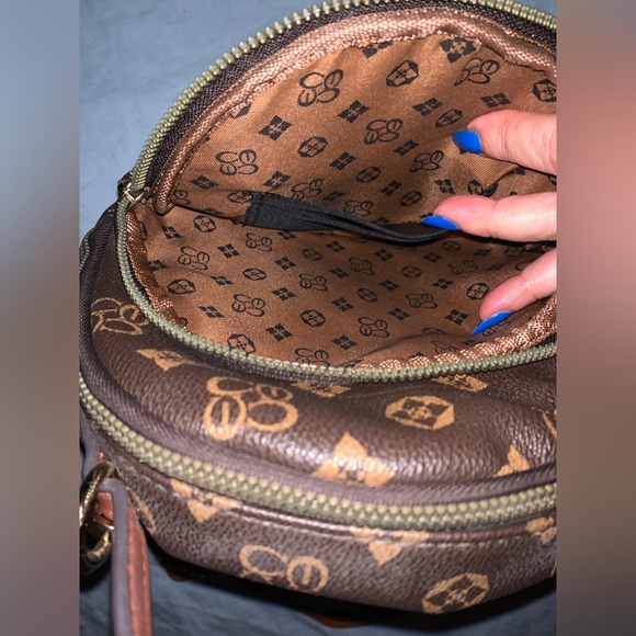 Mini Backpack LV insp with tan straps, NWOT - Picture 2 of 14